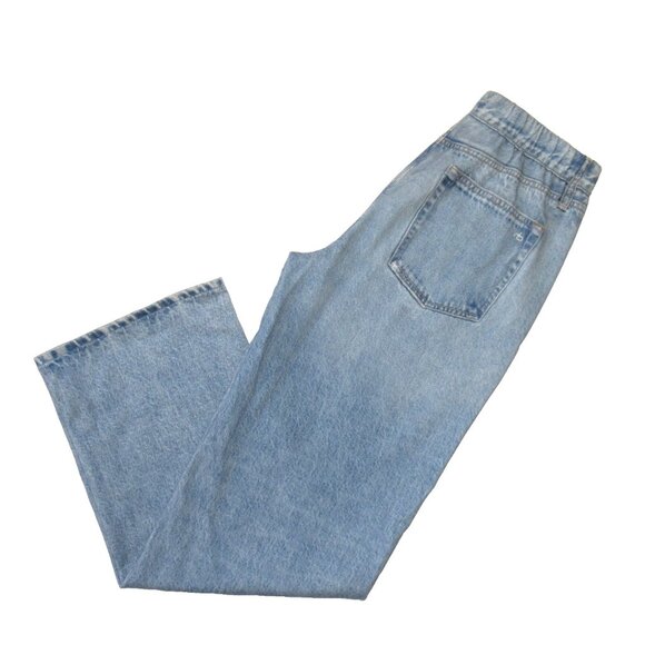 NWT rag & bone Miramar Wide Leg in Valentina Faux Jean Printed Sweatpants S - Picture 4 of 8